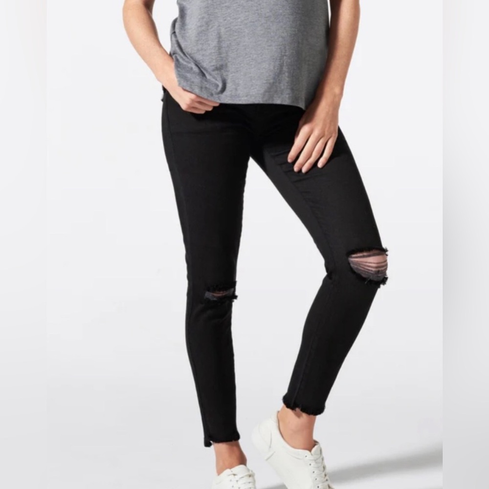 Blanqi Denim Maternity Jeans Size 4 Black